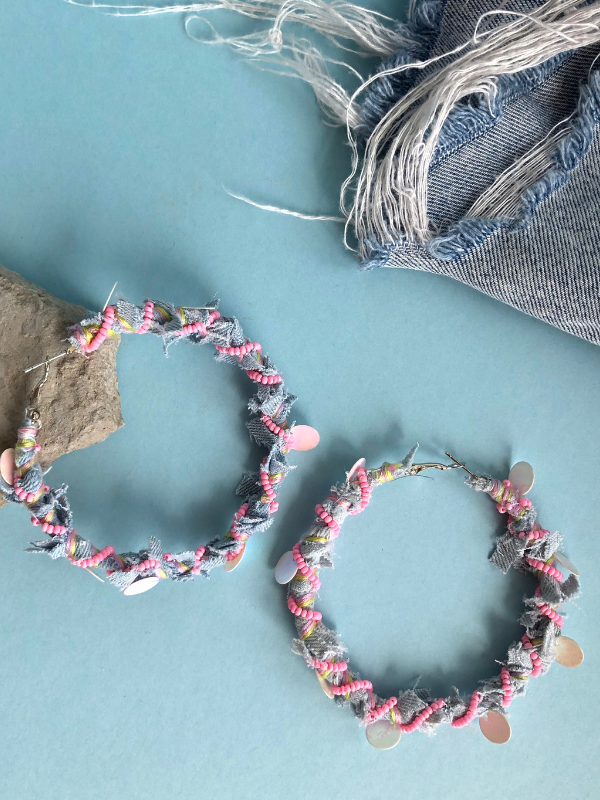 Denim Hoops