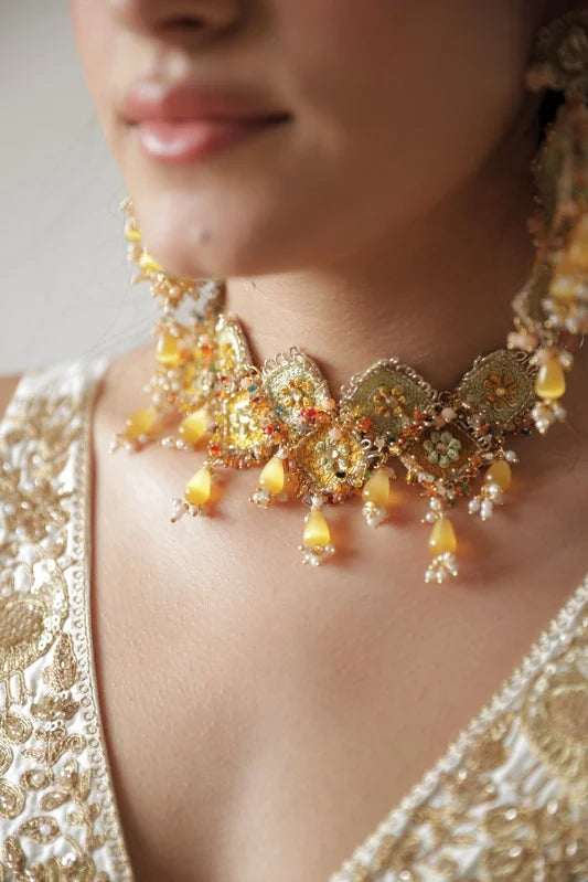 Manhar set Neck piece