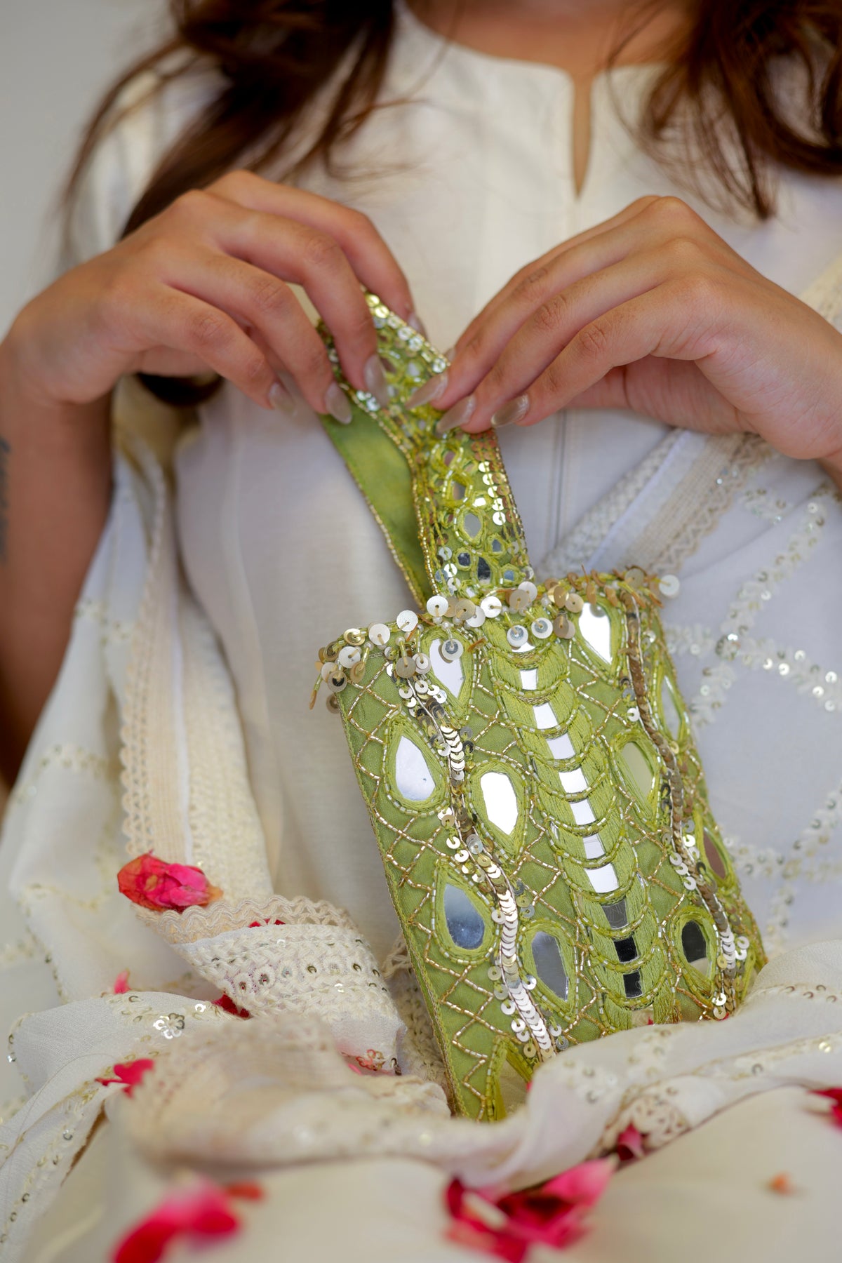 Sitara - Mirror-work Potli